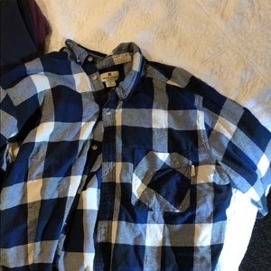 Blue flannel